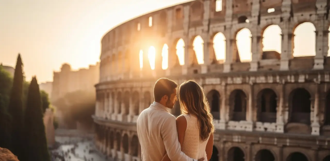 Viagem de lua de mel em Roma