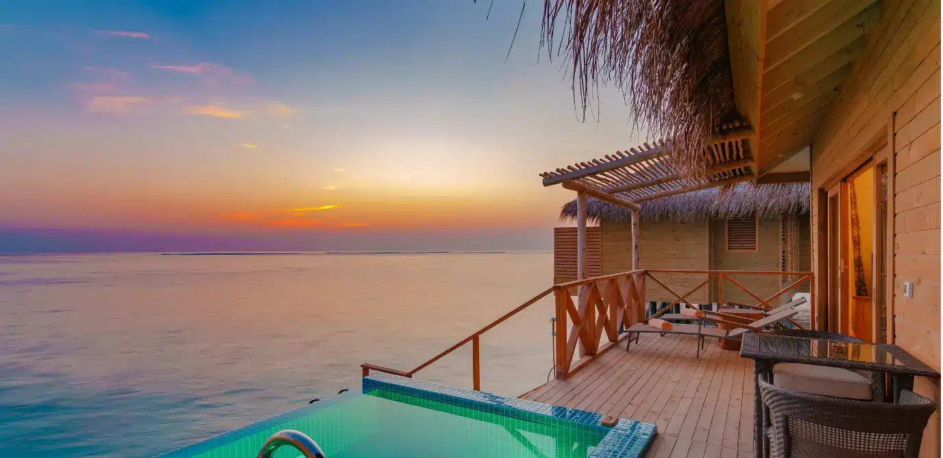 Resort nas Ilhas Maldivas