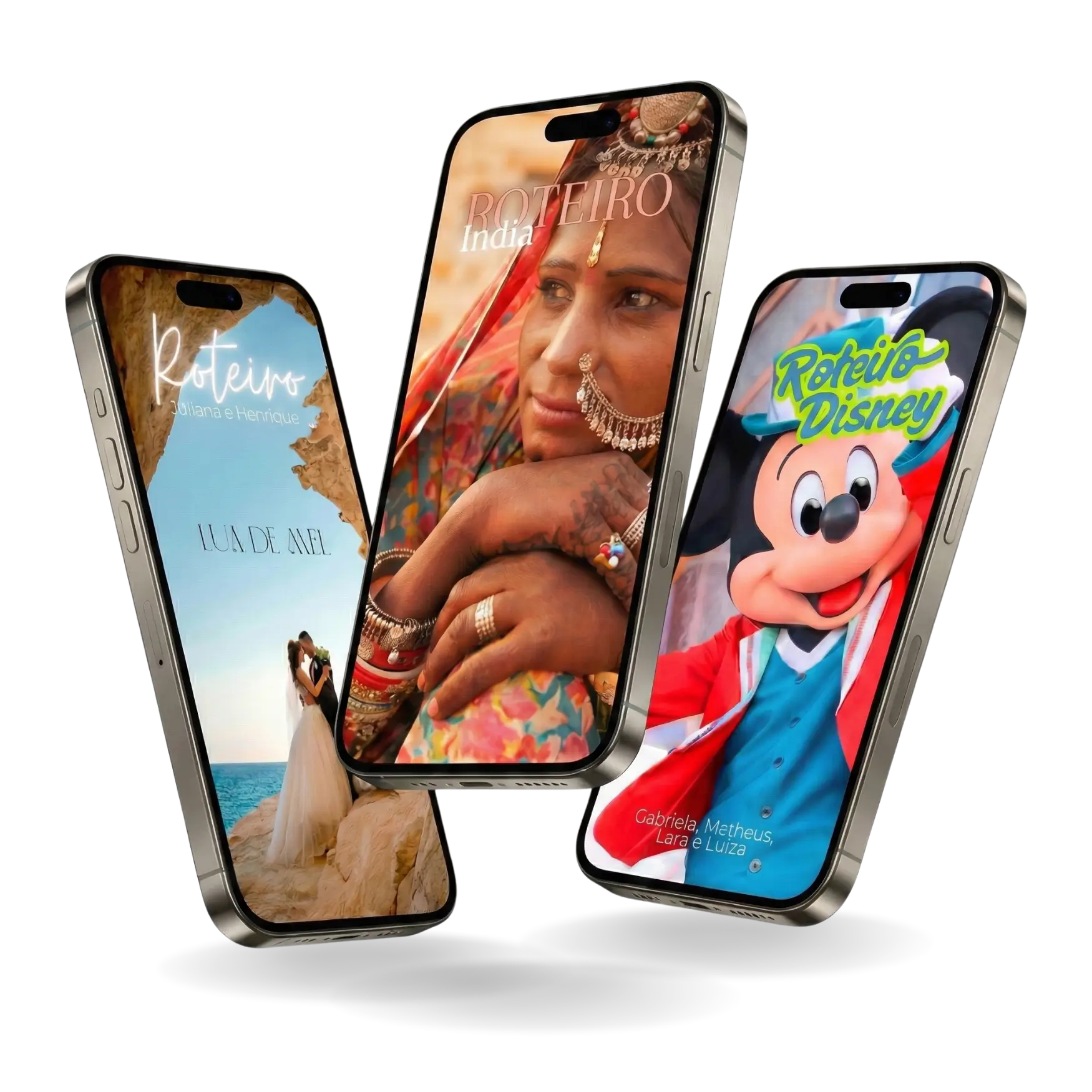 Roteiro de viagem iphone