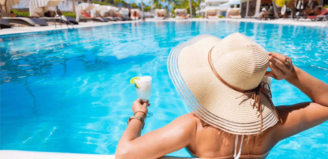 Viagem planejada por um concierge de viagens para um resort 5 estrelas all inclusive no Caribe