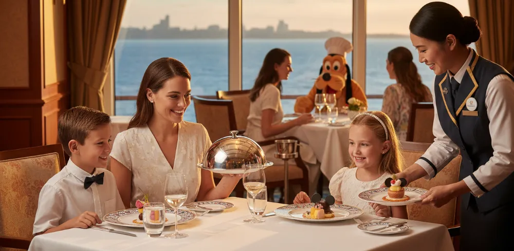 Gastronomia nos cruzeiros Disney