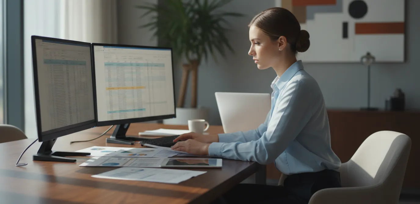 Gestão de viagens corporativas: organização de planilhas para controle de custos.