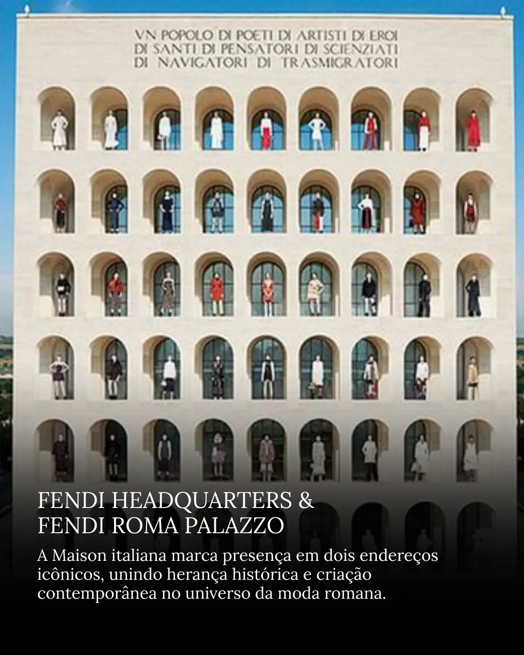 Headquarters da Fendi, roteiro personalizado de Roma
