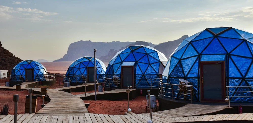 Experiência de glamping com benefícios exclusivos da rede Virtuoso